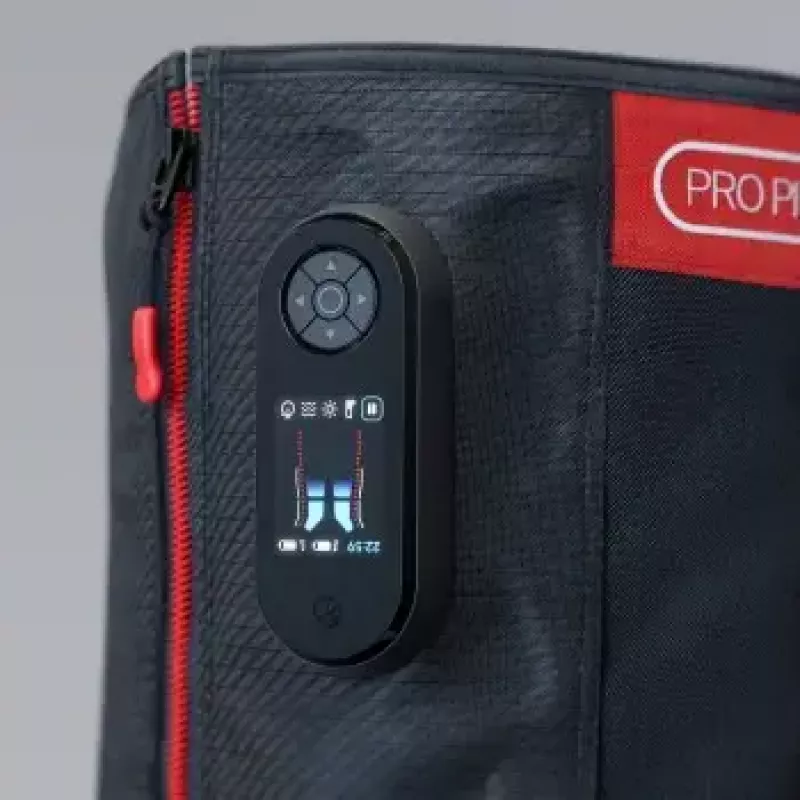 Kompresiniai batai Therabody Recovery Air Jetboots Pro Plus — viso ilgio, reguliarus, pneumatinis 20–100 mmHg, vibracija, LCD, įkraunami