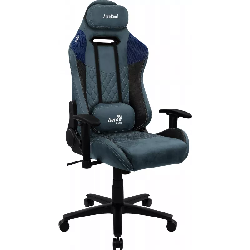Aerocool DUKE AeroSuede universali žaidimų kėdė juoda, mėlyna