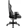 Gaming kėdė AEROCOOL DUKE AeroSuede Black Grey – 2D porankiai, drugelio mechanizmas, maks. vartotojas 150 kg