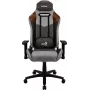 Universali žaidimų kėdė Aerocool DUKE AeroSuede, juoda, ruda, pilka