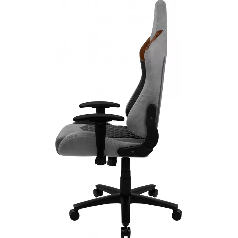 Universali žaidimų kėdė Aerocool DUKE AeroSuede, juoda, ruda, pilka