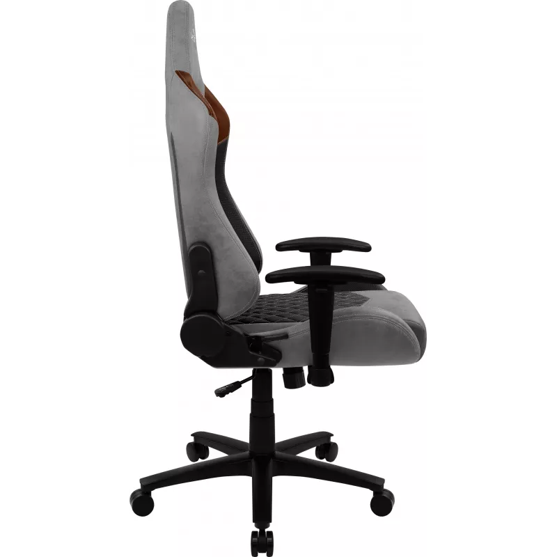 Universali žaidimų kėdė Aerocool DUKE AeroSuede, juoda, ruda, pilka
