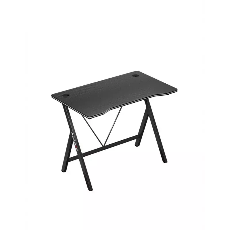 Žaidimų stalas Huzaro Hero 1.4 Black tiesus stačiakampis MDF viršus 1000x500x750 mm