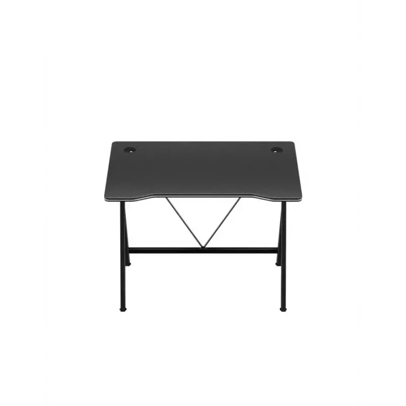 Žaidimų stalas Huzaro Hero 1.4 Black tiesus stačiakampis MDF viršus 1000x500x750 mm