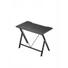 Žaidimų stalas Huzaro Hero 1.4 Black tiesus stačiakampis MDF viršus 1000x500x750 mm