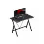 Žaidimų stalas Huzaro Hero 1.4 Black tiesus stačiakampis MDF viršus 1000x500x750 mm