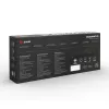 Mechaninė žaidimų klaviatūra SAVIO BLACKOUT X2 BLUE, 61 klavišas 60% USB-C atjungiamas laidas, RGB LED, Outemu Blue jungikliai, N-key rollover