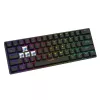 Mechaninė žaidimų klaviatūra SAVIO BLACKOUT X2 BLUE, 61 klavišas 60% USB-C atjungiamas laidas, RGB LED, Outemu Blue jungikliai, N-key rollover