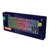 Trust GXT 833 Thado žaidimų klaviatūra, USB, tenkeyless, juoda, sidabrinė