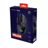 Trust GXT 109 Felox žaidimų pelė, dešinei rankai, USB Type-A, optinė, 6400 DPI