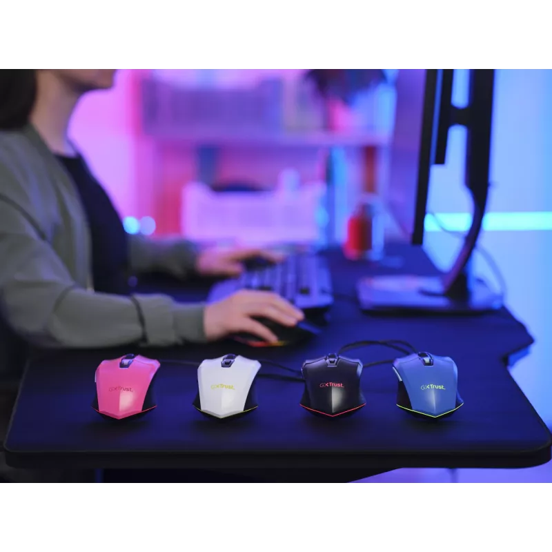Trust GXT 109P FELOX pelė žaidimams Ambidextrinė USB Type-A 6400 DPI