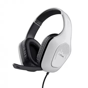 Trust GXT 415W Zirox laidinės ausinės žaidimams, baltos