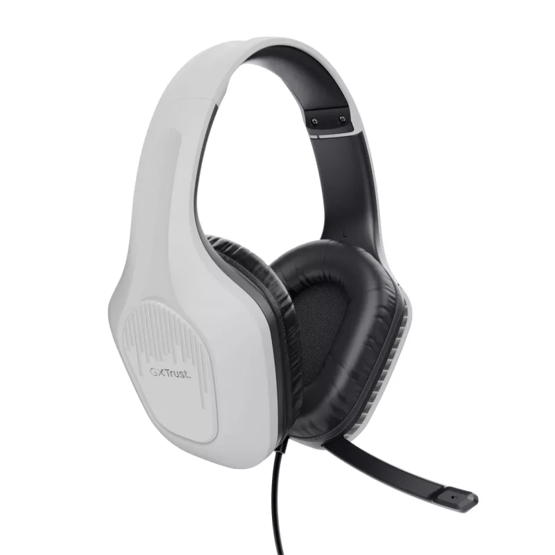 Trust GXT 415W Zirox laidinės ausinės žaidimams, baltos
