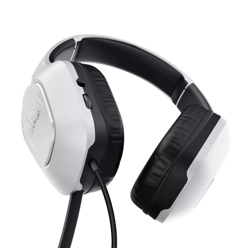 Trust GXT 415W Zirox laidinės ausinės žaidimams, baltos