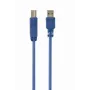 Gembird USB 3.0 laidas A kištukas į B kištuką 3 m - mėlynas