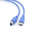 Gembird USB 3.0 laidas A kištukas į B kištuką 3 m - mėlynas