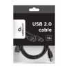 Gembird CCP-USB2-AMAM-6 USB 2.0 AM–AM jungiamasis kabelis, 1,8 m, juodas