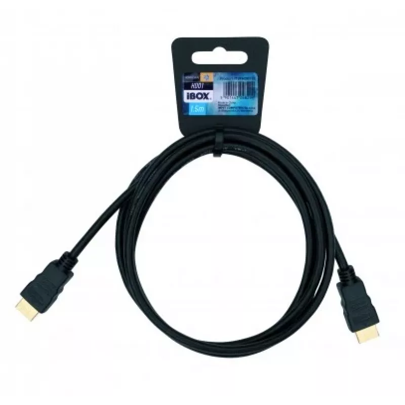 IBOX ITVFHD0115 HDMI Laidas 1,5m HDMI A tipo (standartinis) Juodas
