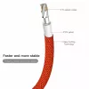 USB-A į Lightning laidas Baseus Yiven 1,8 m, 2 A išėjimas, raudonas, termoplastinio elastomero apvalkalas