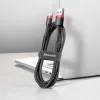 BASEUS Cafule greito įkrovimo laidas – USB-A į USB-C, 2A, 2m, juodas (nailoninis pynimas)