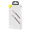 BASEUS Fast Charge Cafule duomenų perdavimo laidas - USB Type-A į Lightning - 480Mbps (2,4A PD) - 1m - Juodas