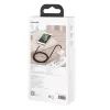 BASEUS Fast Charge Cafule duomenų perdavimo laidas - USB Type-A į Lightning - 480Mbps (2,4A PD) - 1m - Juodas