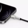 BASEUS Fast Charge Cafule duomenų perdavimo laidas - USB Type-A į Lightning - 480Mbps (2,4A PD) - 1m - Juodas