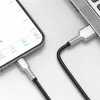 BASEUS Fast Charge Cafule duomenų perdavimo laidas - USB Type-A į Lightning - 480Mbps (2,4A PD) - 1m - Juodas