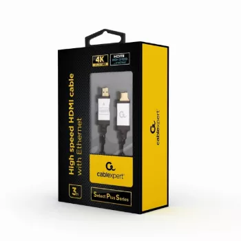 Gembird High Speed HDMI kabelis su Ethernet - Select Plus Series, 3 m