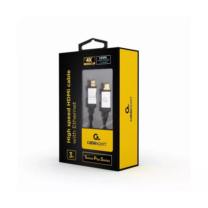 Gembird High Speed HDMI kabelis su Ethernet - Select Plus Series, 3 m
