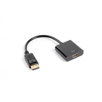 LANBERG adapteris DisplayPort (vyriškas) -> HDMI (moteriška) 10 cm