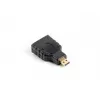 Lanberg AD-0015-BK adapteris HDMI moteriškas – Micro HDMI vyriškas juodas