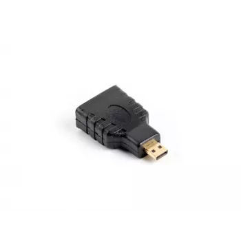 Lanberg AD-0015-BK adapteris HDMI moteriškas – Micro HDMI vyriškas juodas