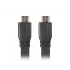 LANBERG HDMI kabelis - M/m V2.0 4k Plokščias - 1m Juodas