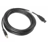 LANBERG USB-A(m)->USB-B(m) 2.0 laidas 5m Juodas