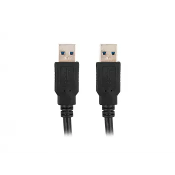 LANBERG USB 3.0 kabelis USB A – 1m, juodas