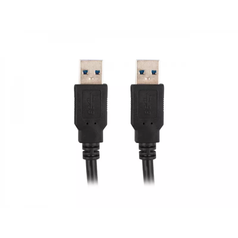 LANBERG USB 3.0 kabelis USB A – 1m, juodas