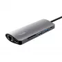 Trust Dalyx 7-in-1 USB-C adapteris HDMI, Ethernet, USB 3.2 Gen 1, kortelių skaitytuvas