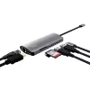 Trust Dalyx 7-in-1 USB-C adapteris HDMI, Ethernet, USB 3.2 Gen 1, kortelių skaitytuvas