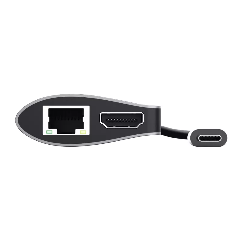Trust Dalyx 7-in-1 USB-C adapteris HDMI, Ethernet, USB 3.2 Gen 1, kortelių skaitytuvas