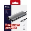 Trust Dalyx 7-in-1 USB-C adapteris HDMI, Ethernet, USB 3.2 Gen 1, kortelių skaitytuvas