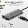 Trust Dalyx 7-in-1 USB-C adapteris HDMI, Ethernet, USB 3.2 Gen 1, kortelių skaitytuvas
