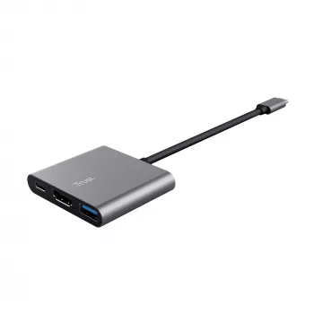 Trust Dalyx USB 3.2 Gen 1 (3.1 Gen 1) Type-C aliumininis, juodas