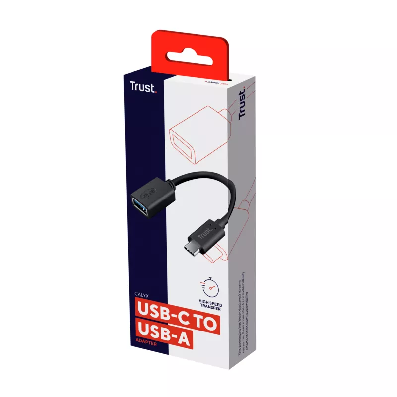 Trust 20967 USB laidas 0,09 m USB C USB A juodas