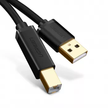 Ugreen 10351 USB 2.0 laidas 3 m USB A – USB B juodas