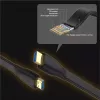 HDMI kabelis Unitek C11063BK-2M 2 m, HDMI 2.0, 18 Gbit/s, 4K@60Hz, ARC, plokščias juodas