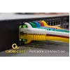 Tinklo kabelis Gembird PP6A-LSZHCU-20M RJ-45 Cat6a 20m Pilka