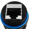 Techly IWP-MD C6-IP68T RJ-45 jungtis-prailgintuvas, juoda