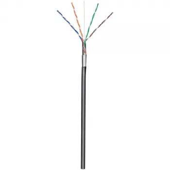 Techly F/UTP Cat.5E CCA 305m kietas lauko kabelis ITP8-RIS-0305LO