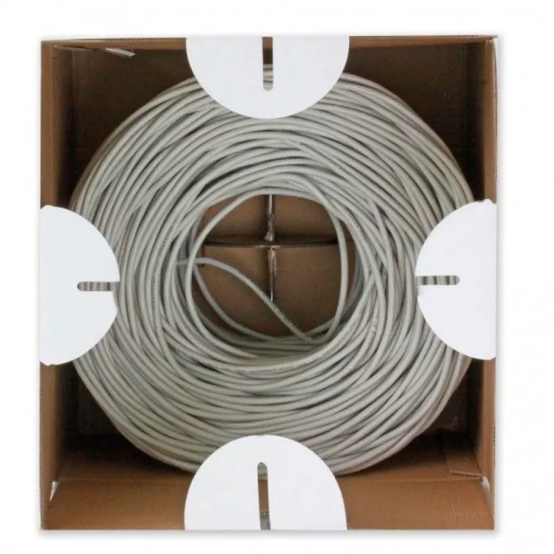 Techly F/UTP Cat.5E CCA 305m kietas lauko kabelis ITP8-RIS-0305LO